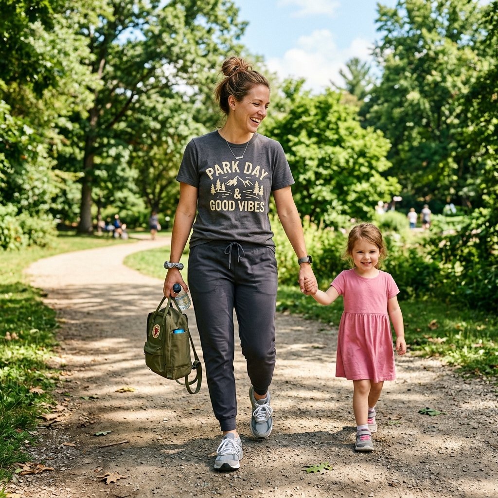Casual Mom Outfits Ideas for the Park