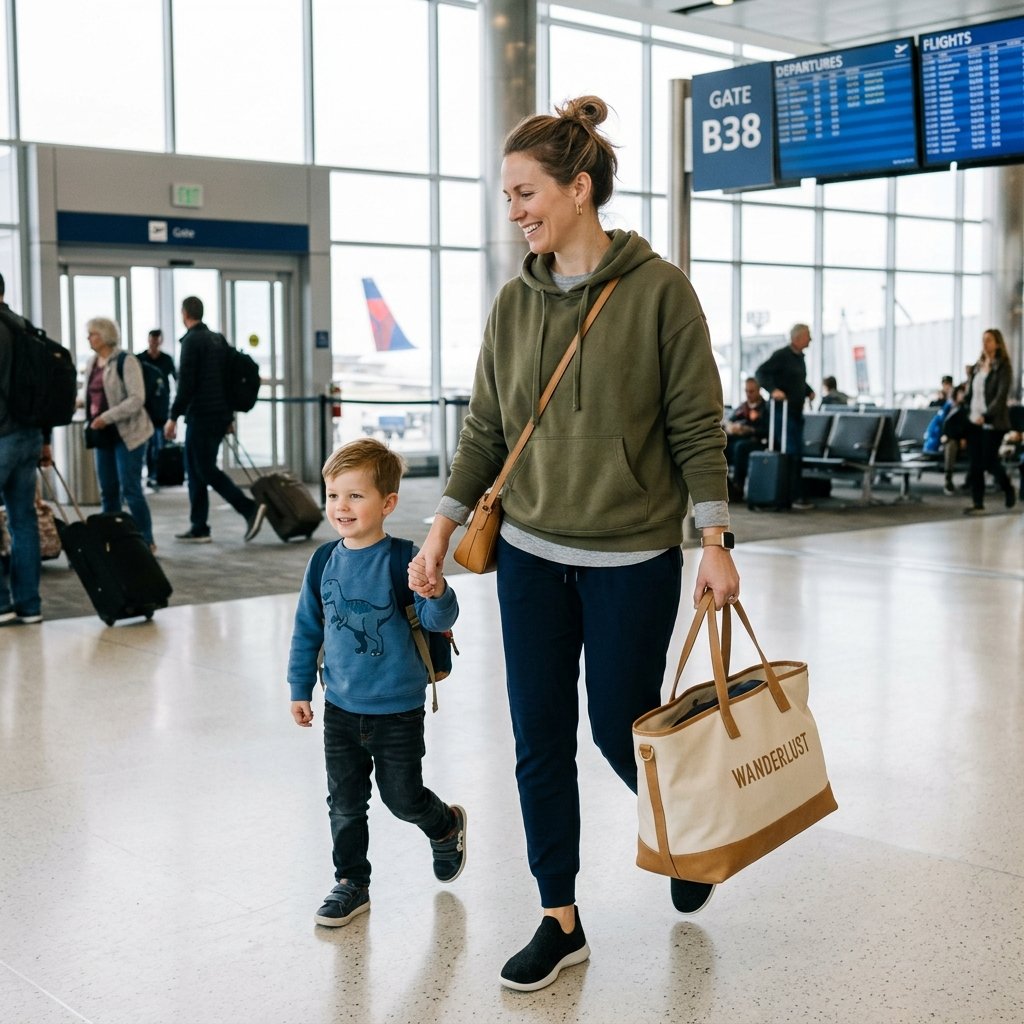 Casual Mom Outfit Ideas for Travel