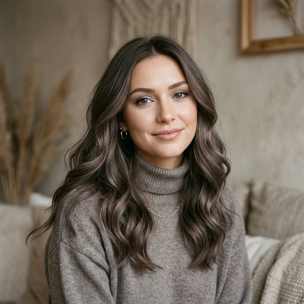 Mushroom Brown Fall Hair Ideas
