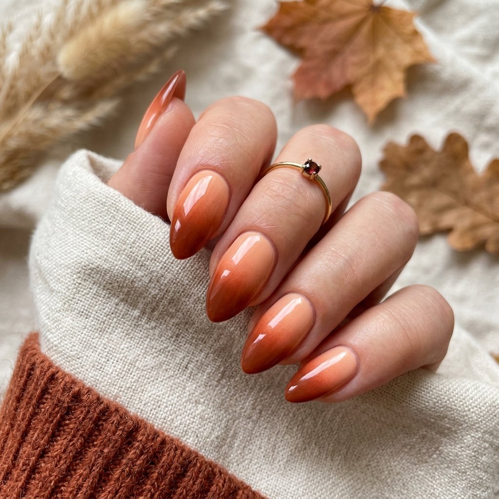 Transitional Summer to Fall Nails