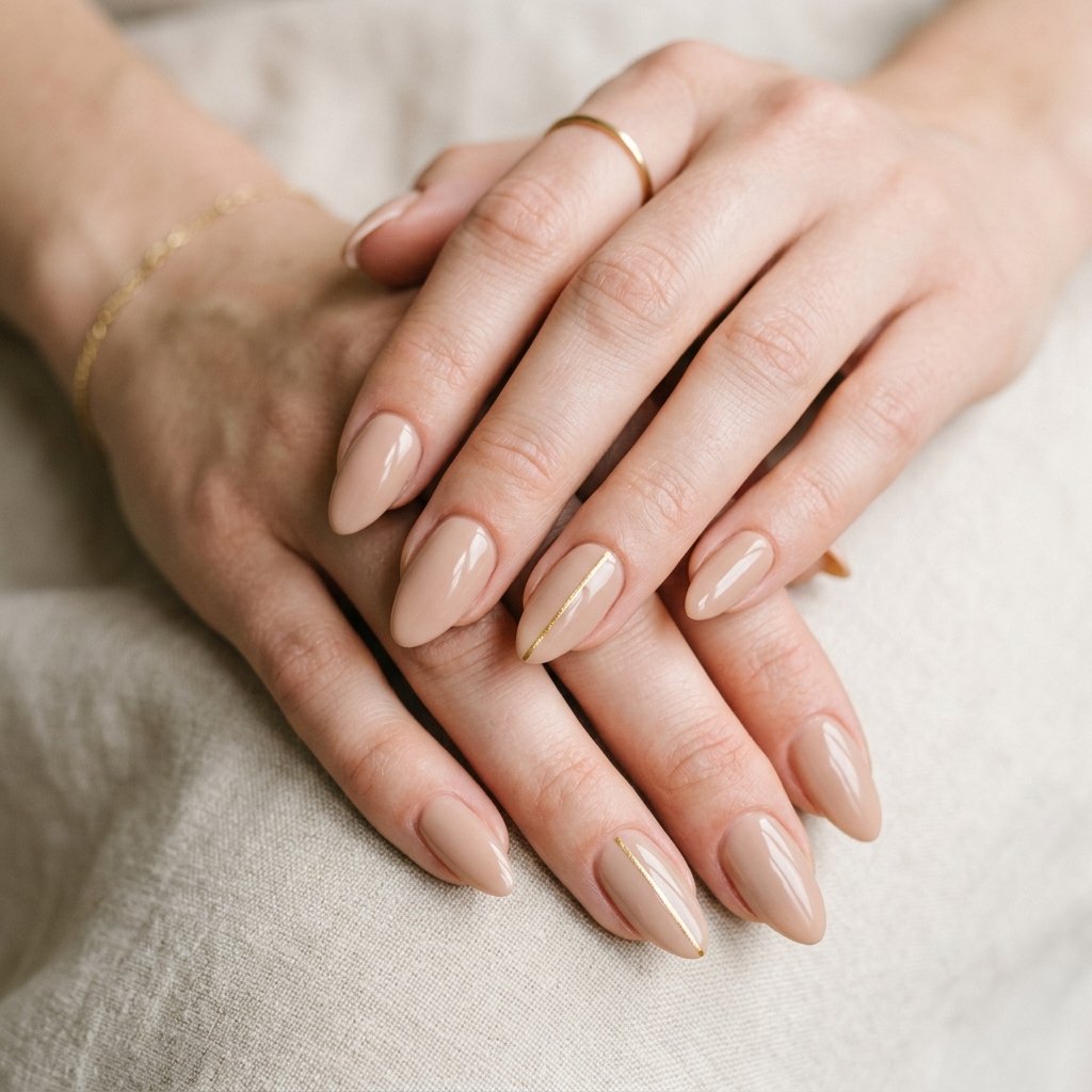 Line Nails Simple Ideas
