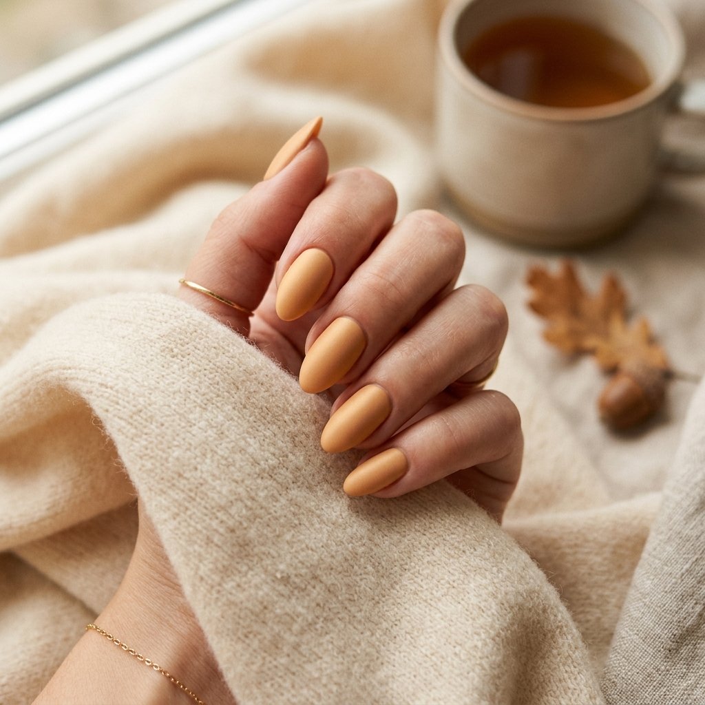 Cute Fall Nails Nude Ideas