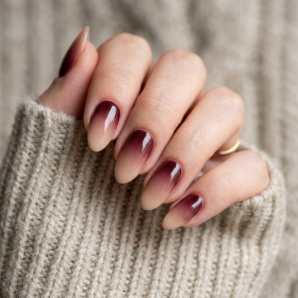 Ombre Fall Nails Simple Ideas