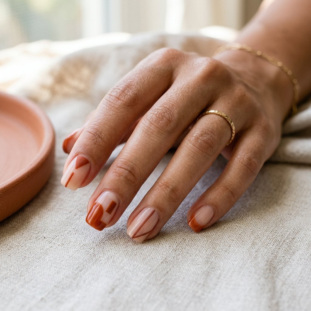 Negative Space September Nails Art Ideas