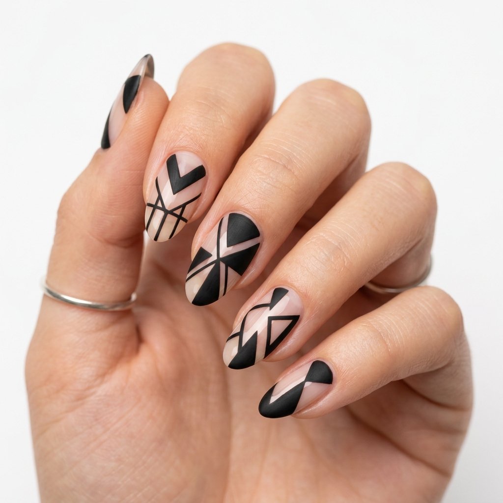 Nails 2025 Tendencia : 30 Trendy Ideas You'll Absolutely Love 11 Negative Space Nail Ideas