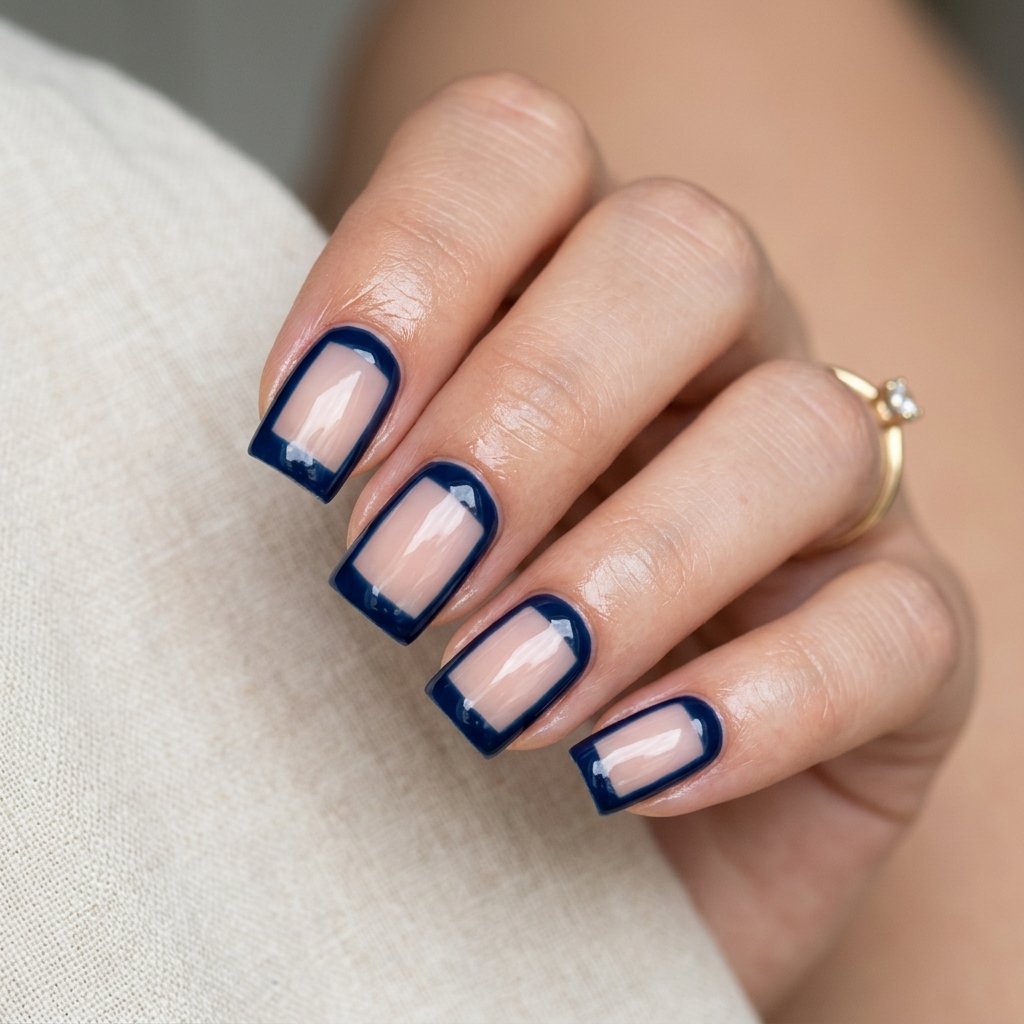 Nails Square Negative Space Ideas
