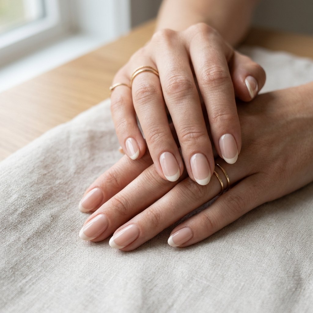 Nude French Tip Nails Ideas