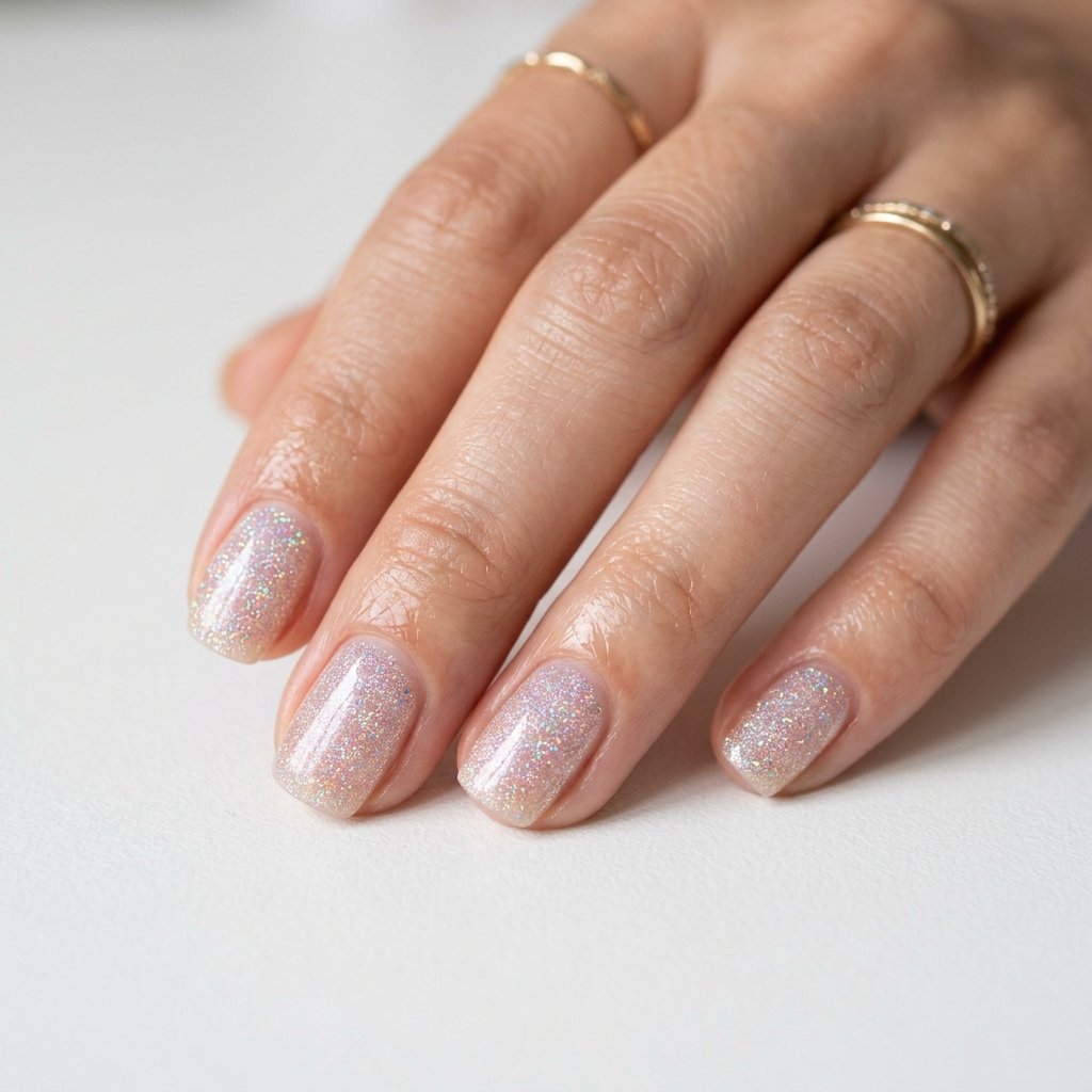 Glitter Nails Simple Ideas