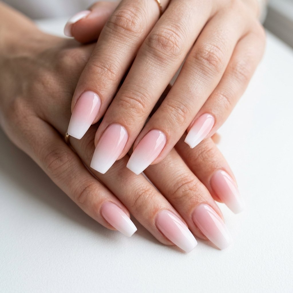 Ombre nails french tip Ideas