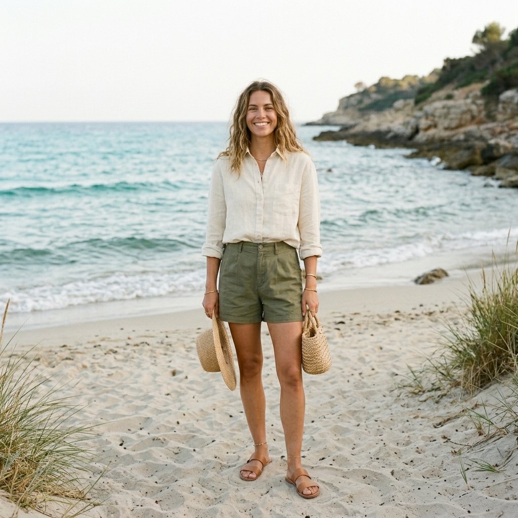 Linen Shirt Outfit Ideas