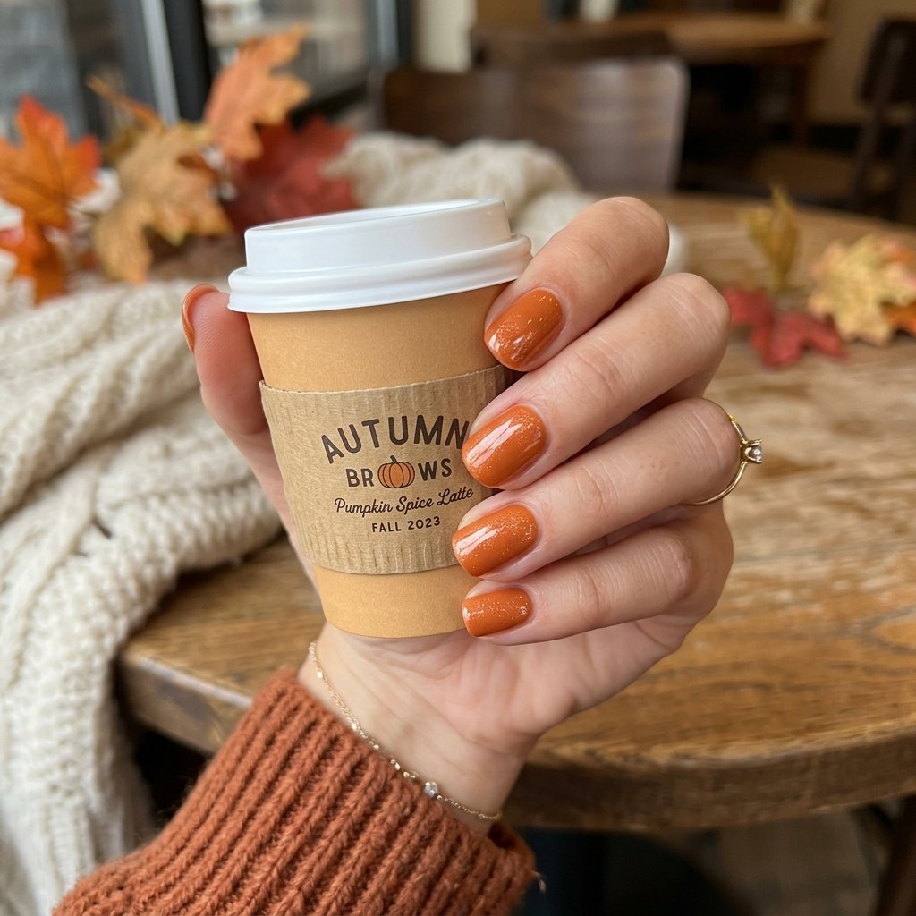 Pumpkin Spice Nail Ideas