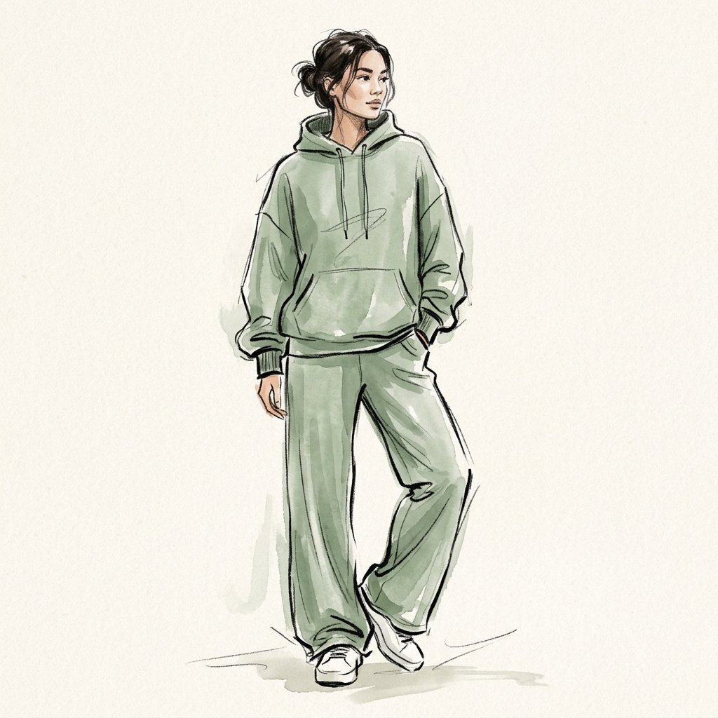 Oversized and Loungewear Sketch Ideas