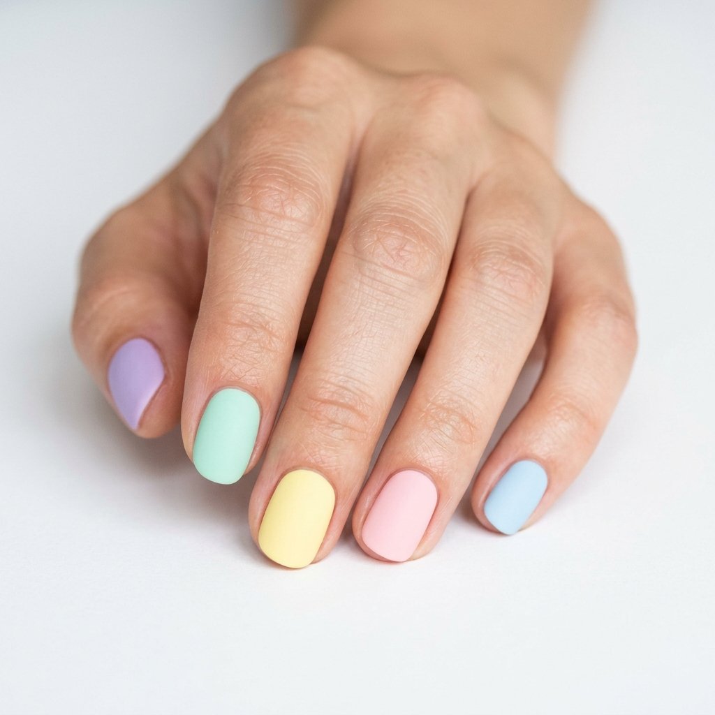 Pastel Nail Color Ideas