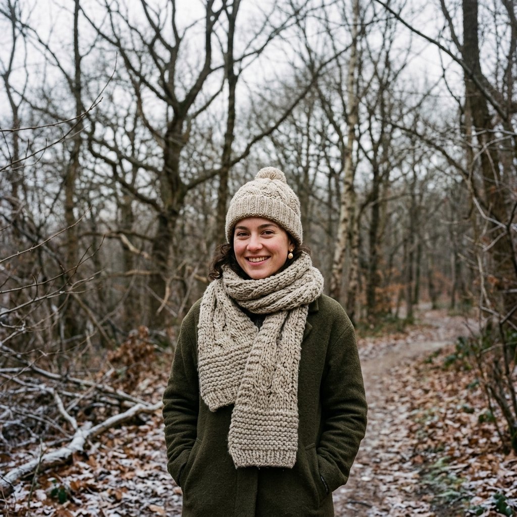 Chunky Scarf and Hat Ideas