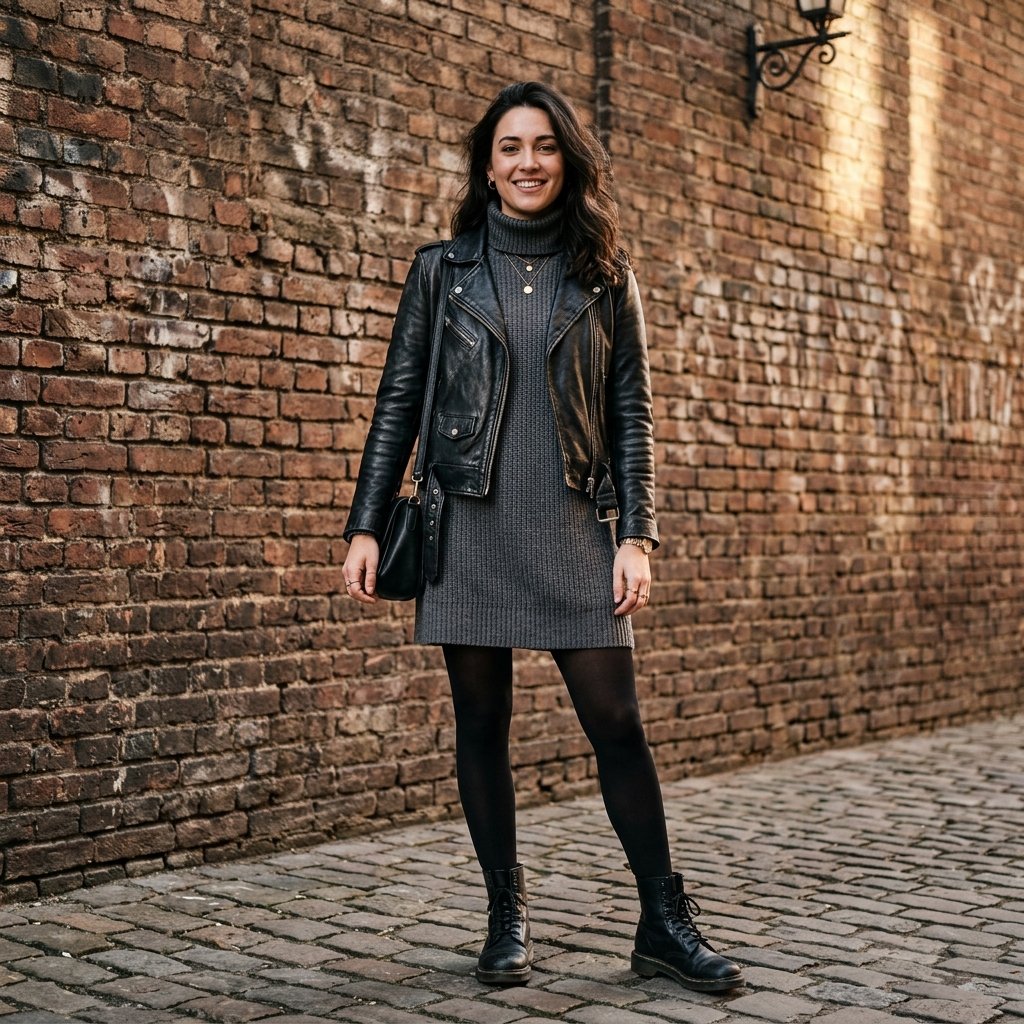 Leather Jacket everyday fall outfits