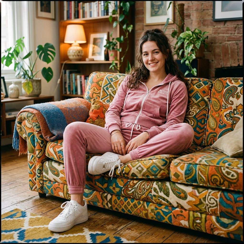 Velour Tracksuit Outfit Ideas