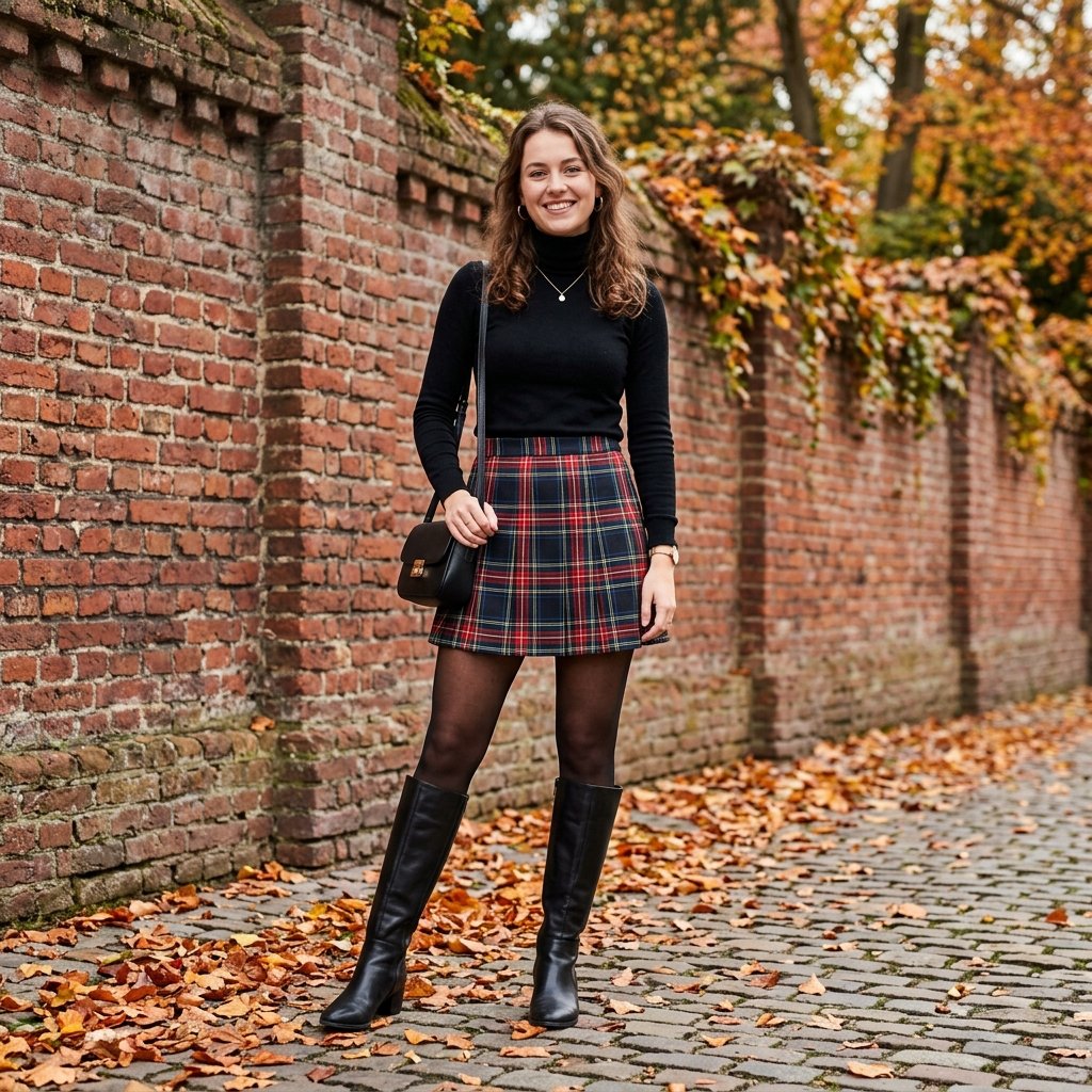 Plaid Skirt Outfit Ideas