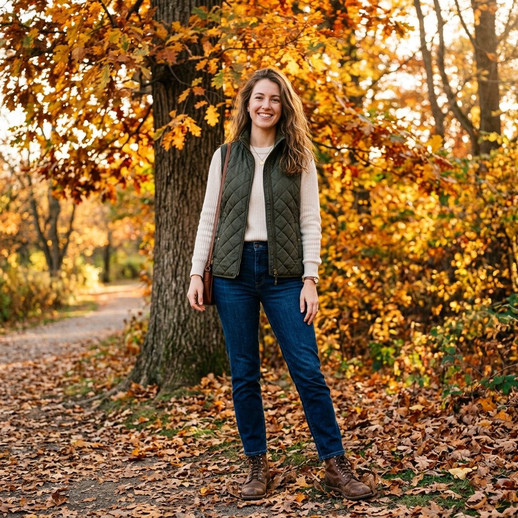 Layered Vest Outfit Ideas
