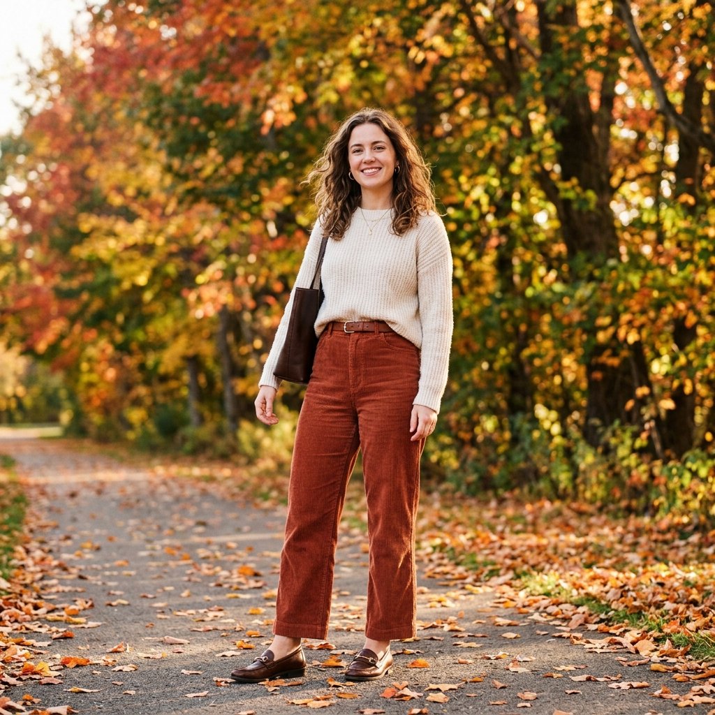 Corduroy Pants everyday fall outfits