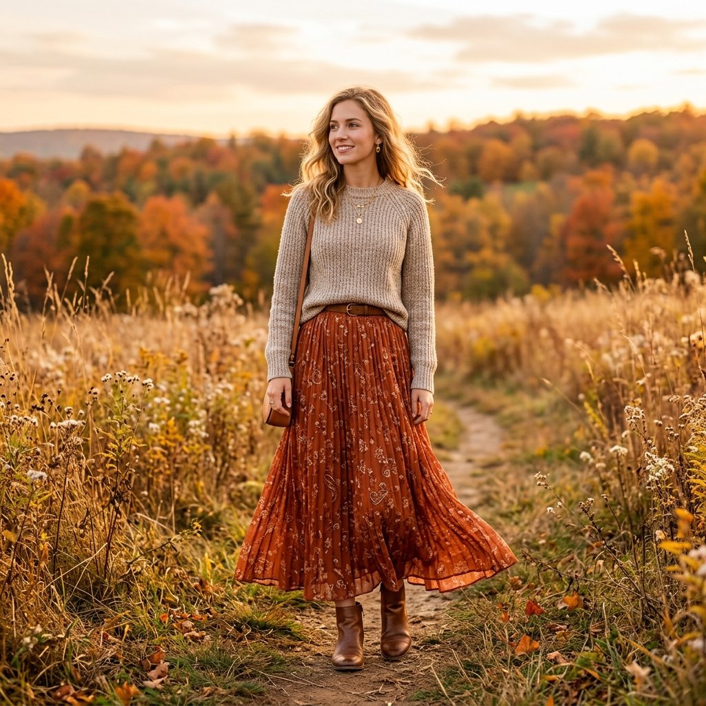 Fall Maxi Skirt Ideas