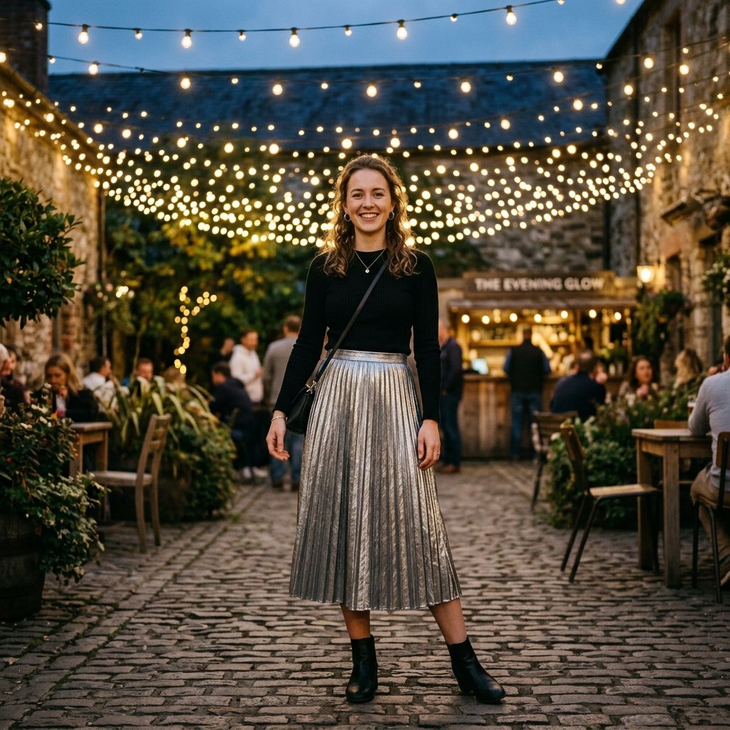 Metallic Fabric Outfit Ideas