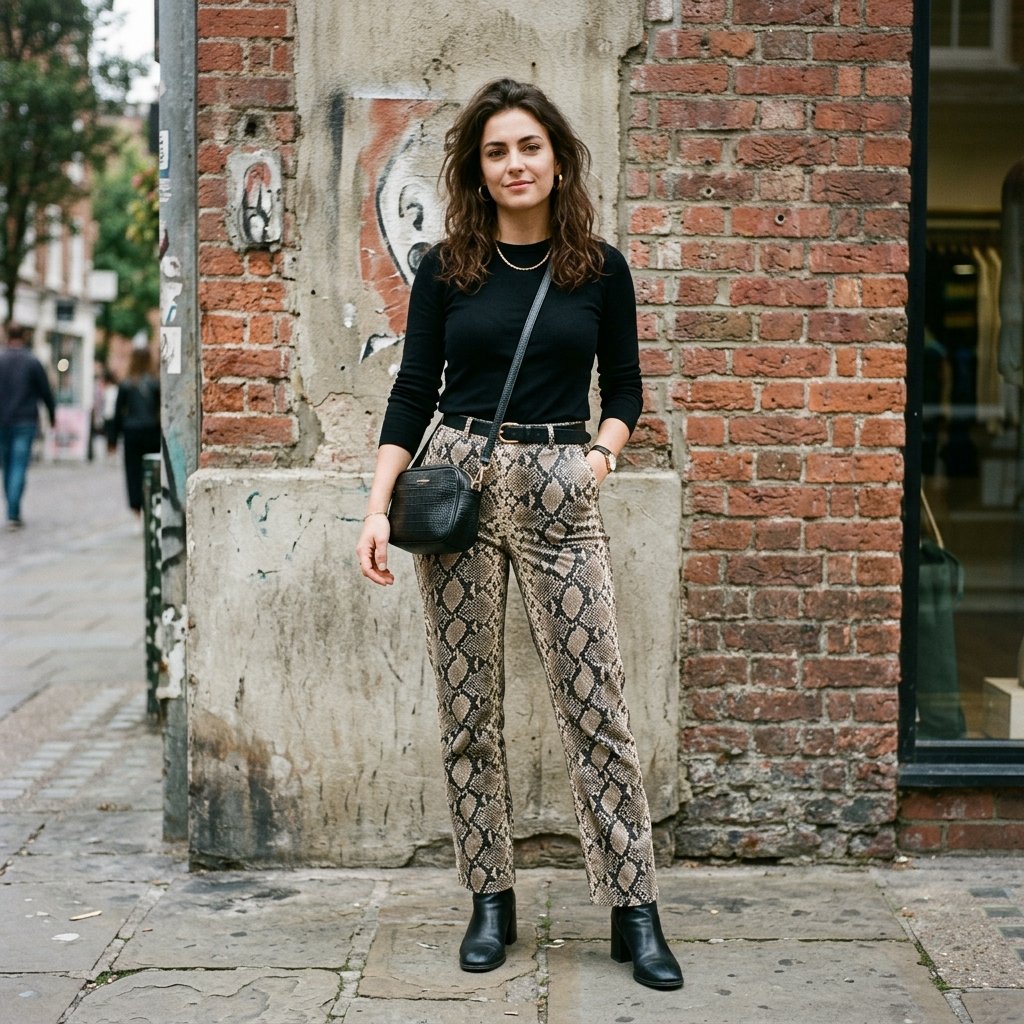 Snakeskin Print Outfit Ideas