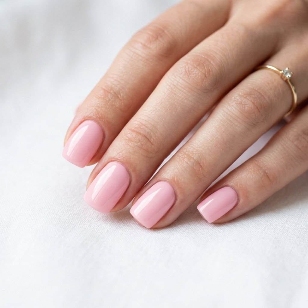 Pink Nails Simple Ideas