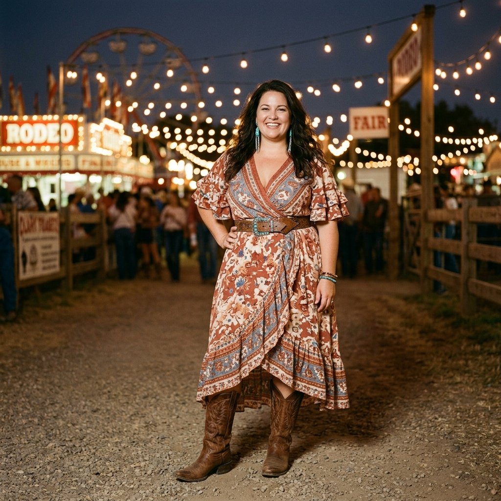 Plus Size Rodeo Outfits Ideas