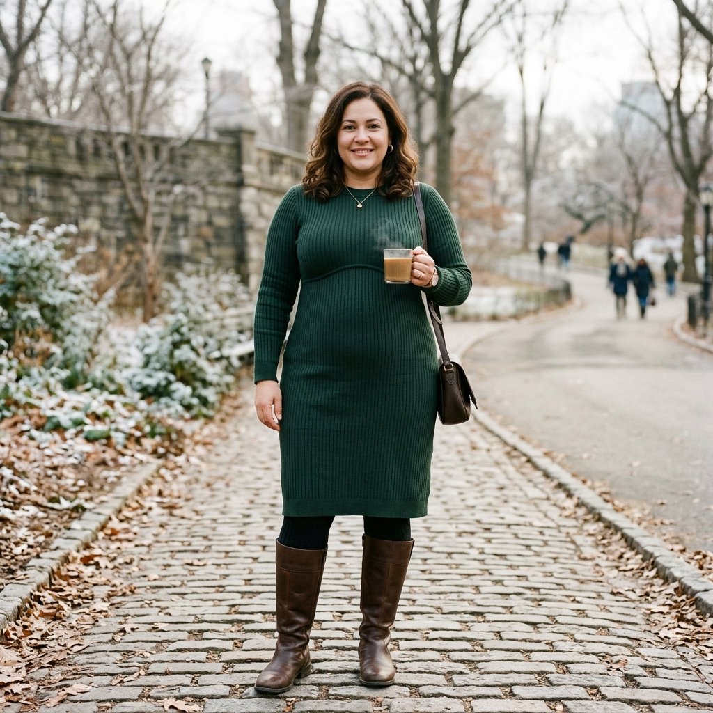 Empire Waist Sweater Dress Ideas
