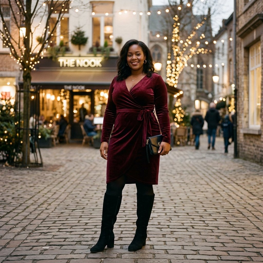 Date Night Plus Size Winter Outfits Ideas