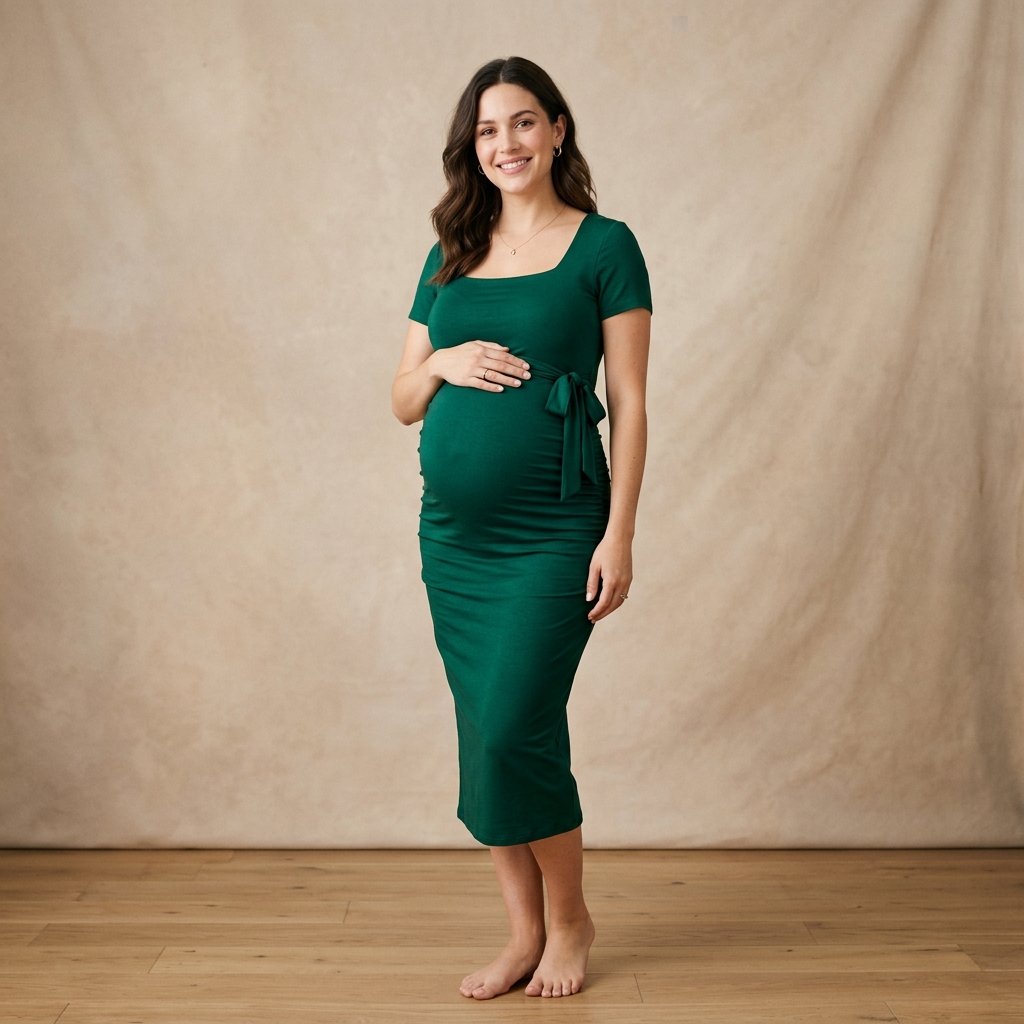 Cute Pregnancy Outfits Ruched Maternity Dress Ideas