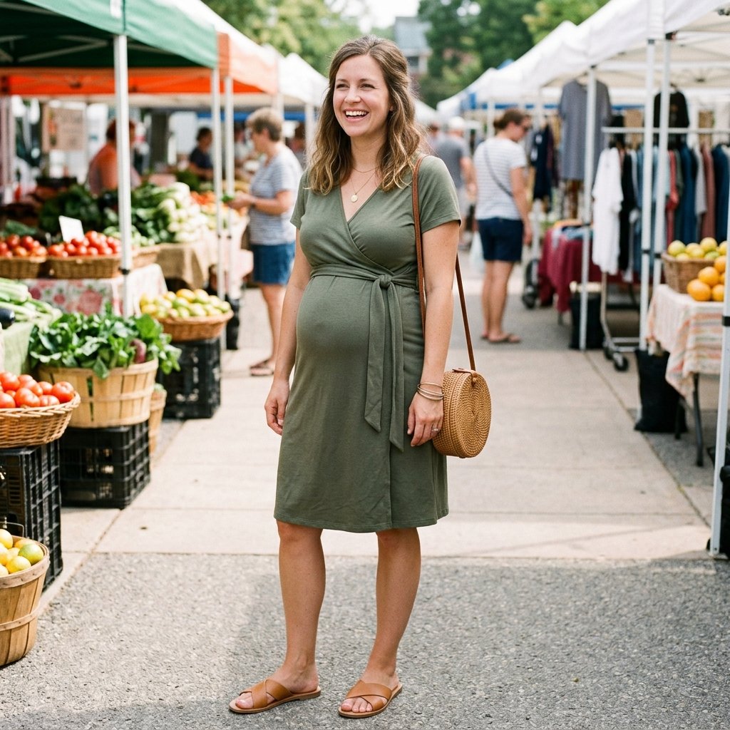 Cute Pregnancy Outfits on a Budget Ideas