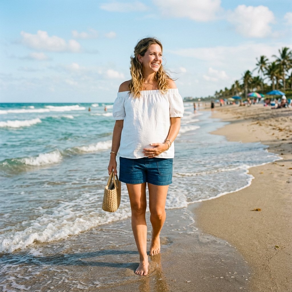 Off Shoulder Maternity Ideas