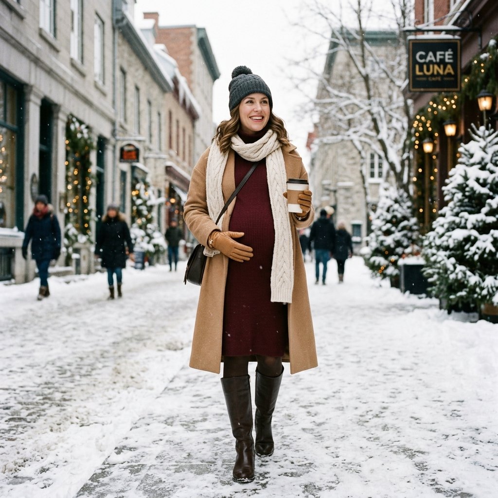 Winter Maternity Fashion Ideas