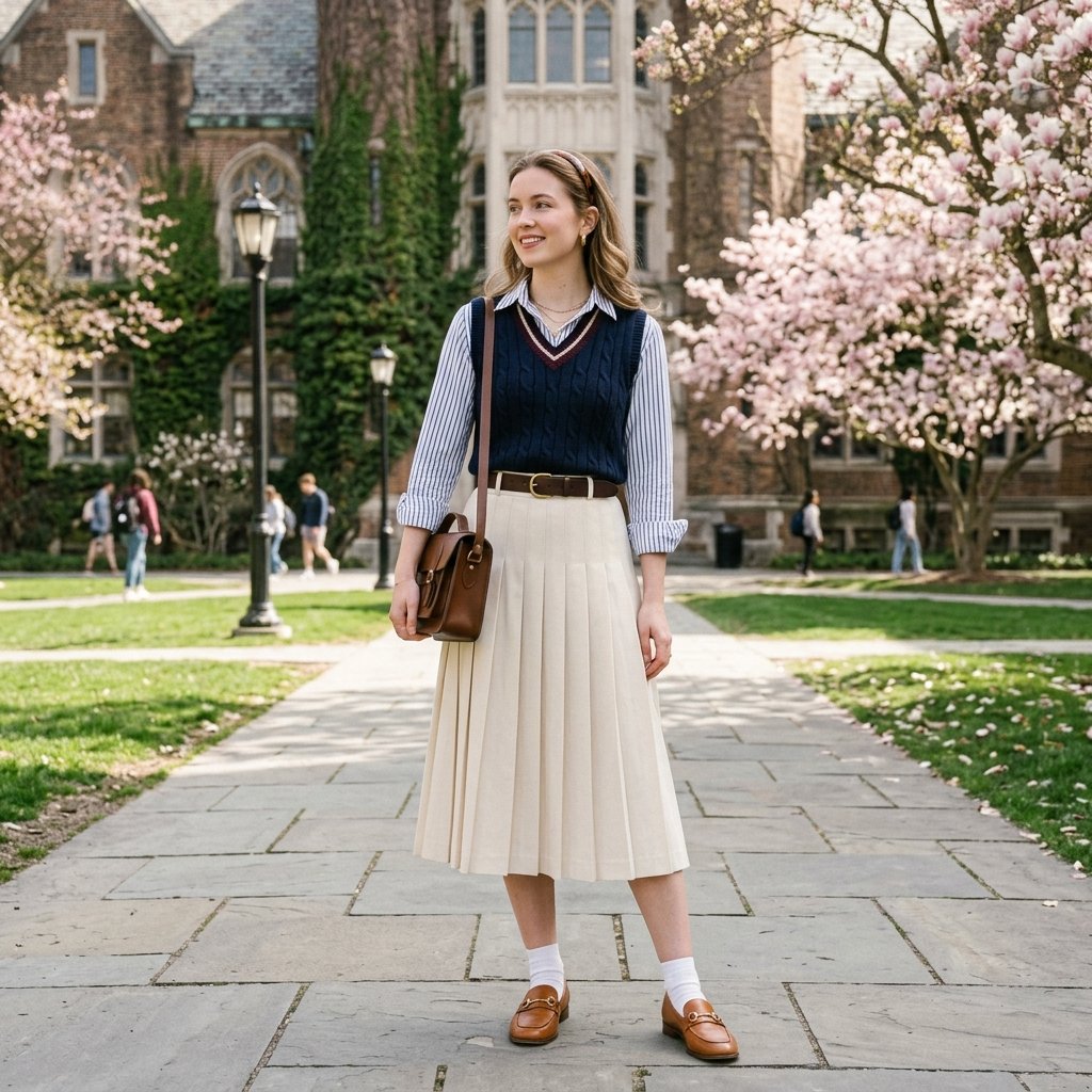 Preppy Spring Fashion Outfits