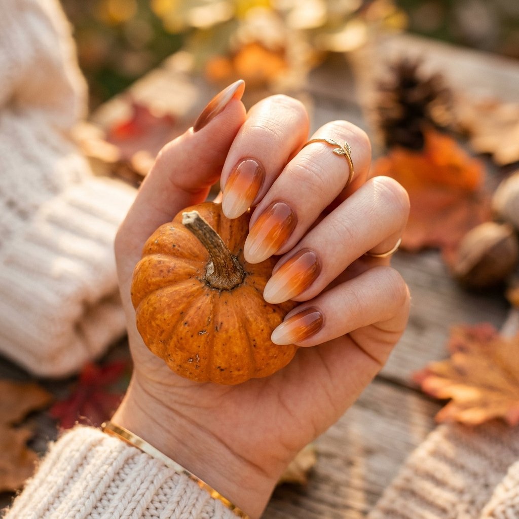Pumpkin Spice september nails ideas 2026