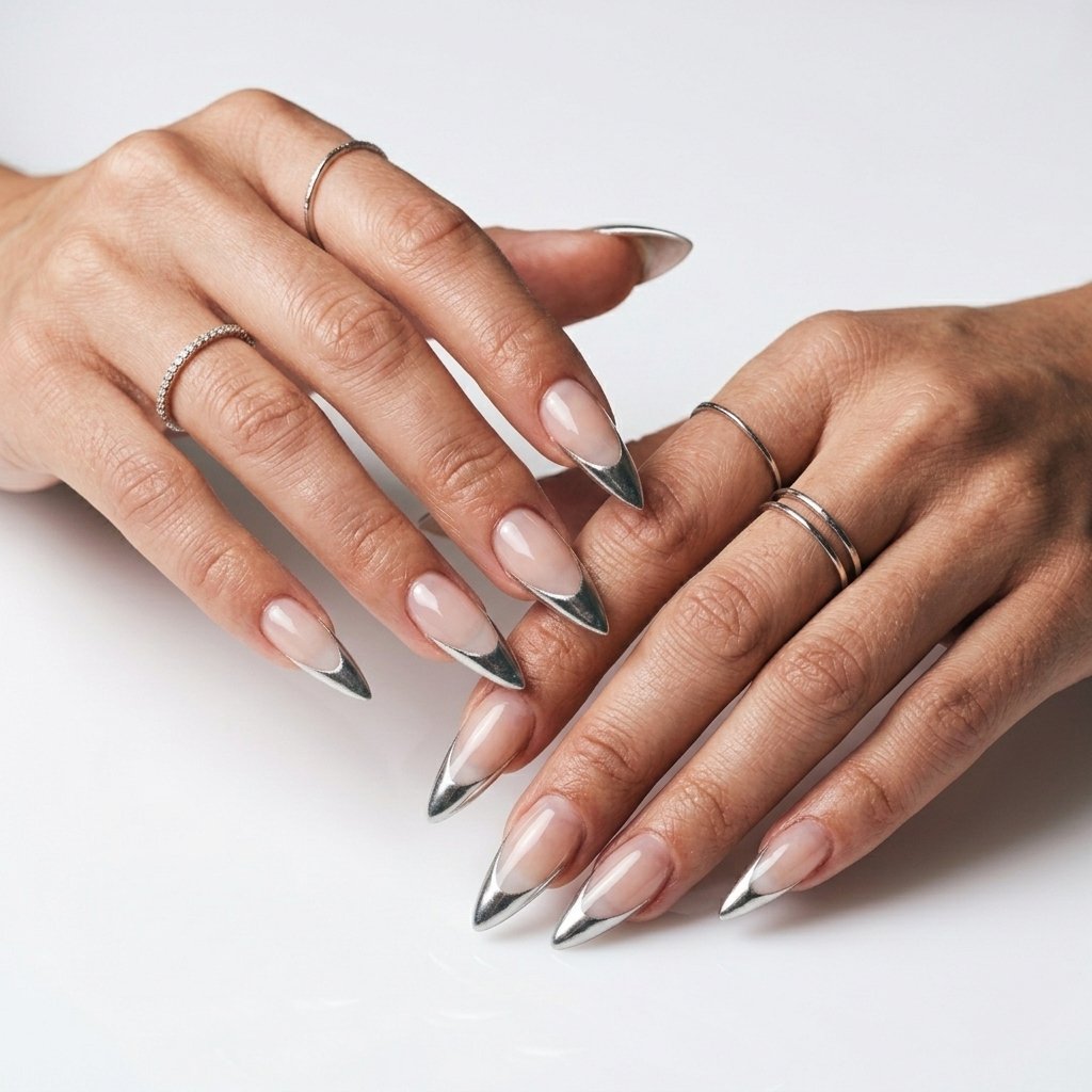Stiletto nails french tip Ideas