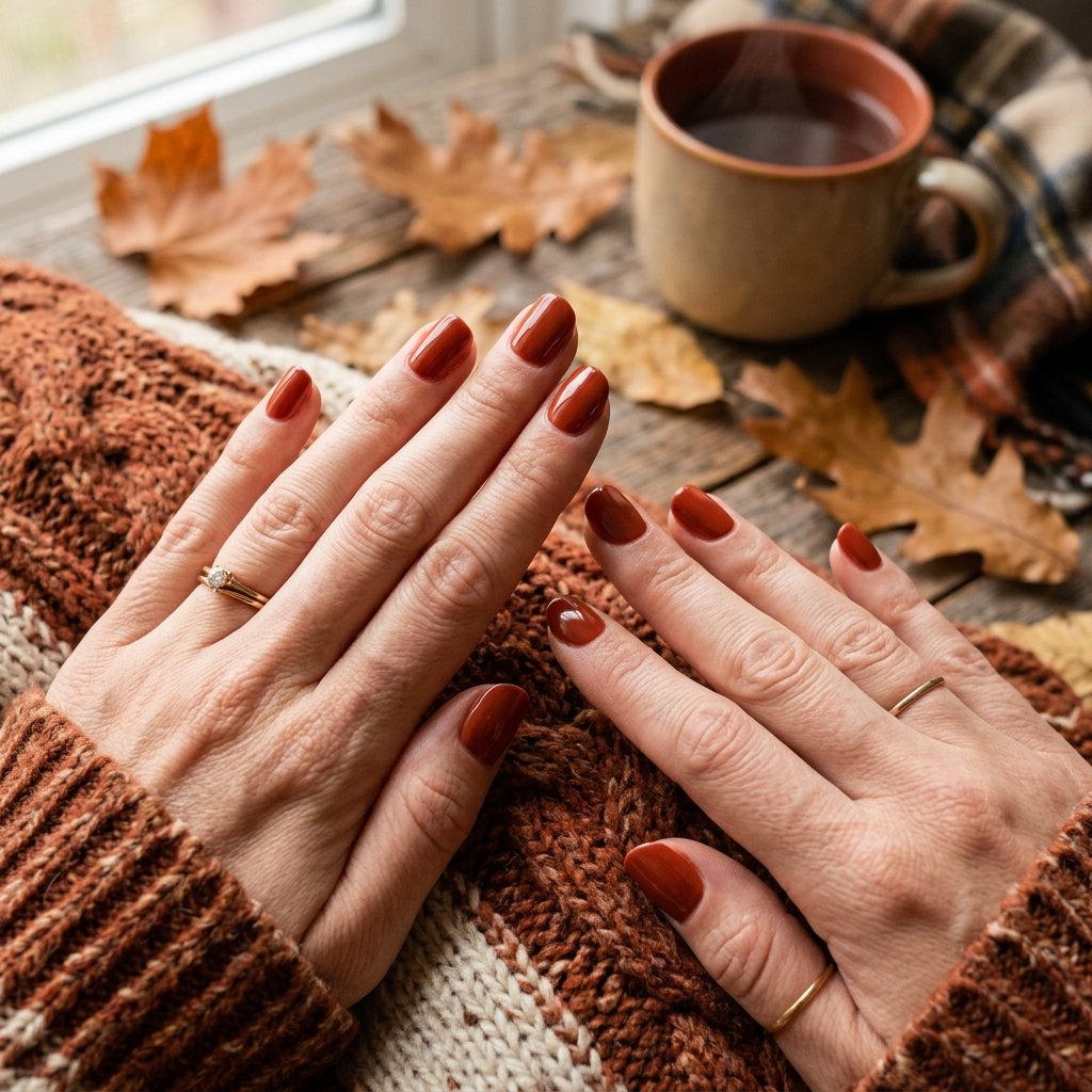 Rusty Red Nail Ideas
