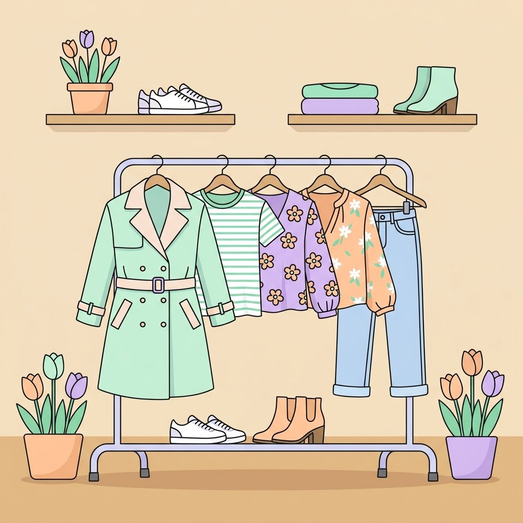 Seasonal Wardrobe Illustration Ideas