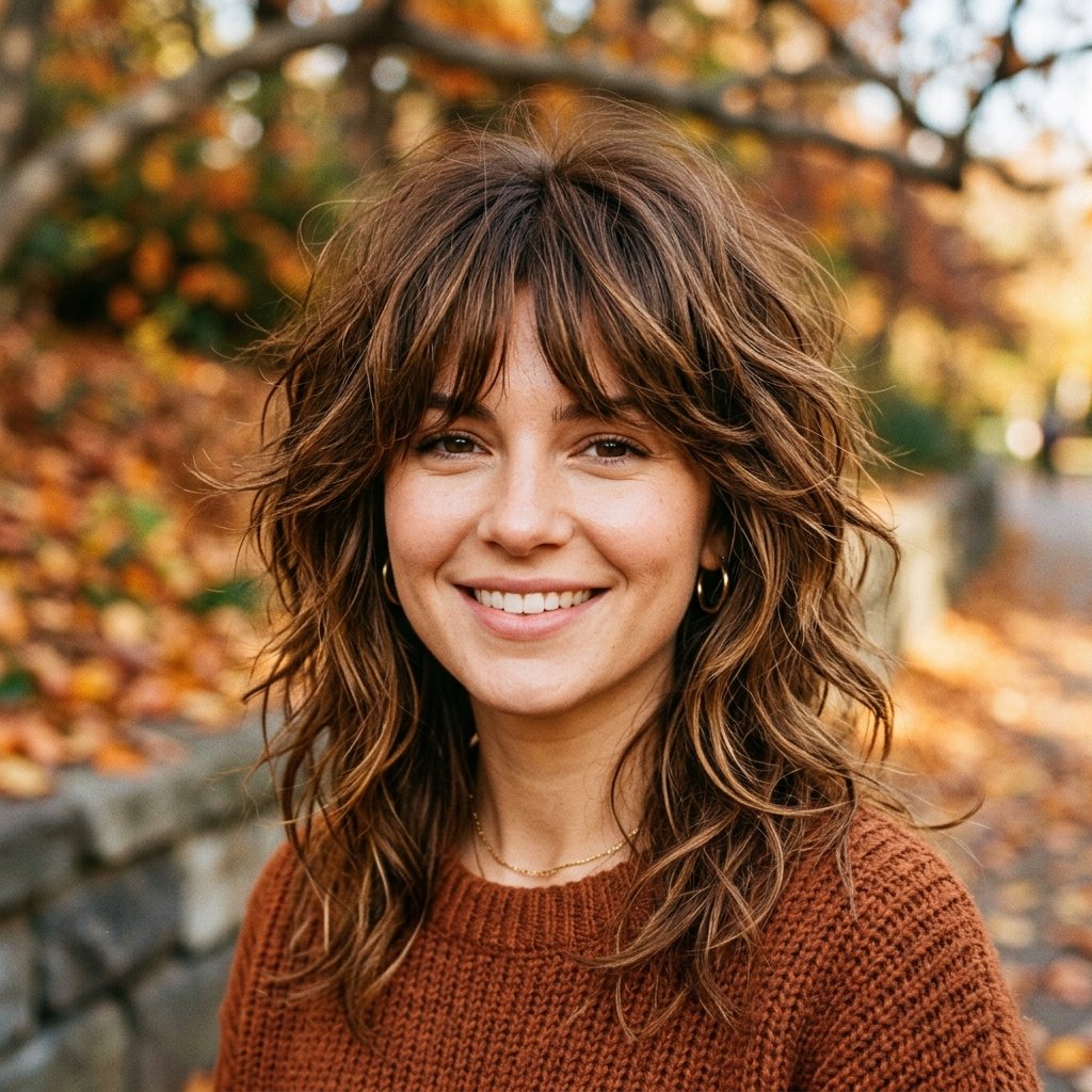 Shaggy Layers for Fall Hair Ideas