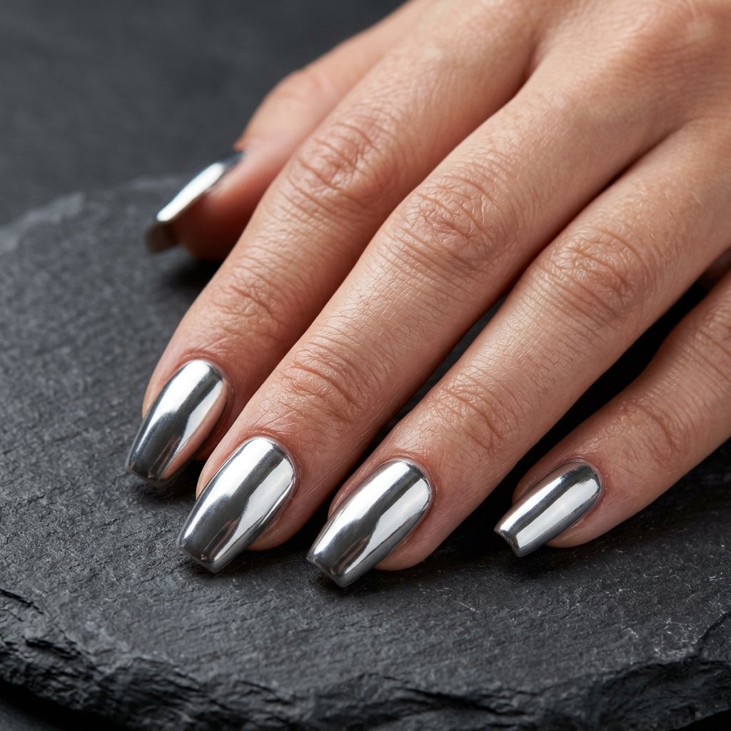 Short Coffin Acrylic Nail Ideas