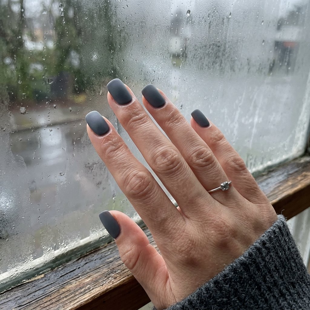 Smoky Gray Nail Ideas