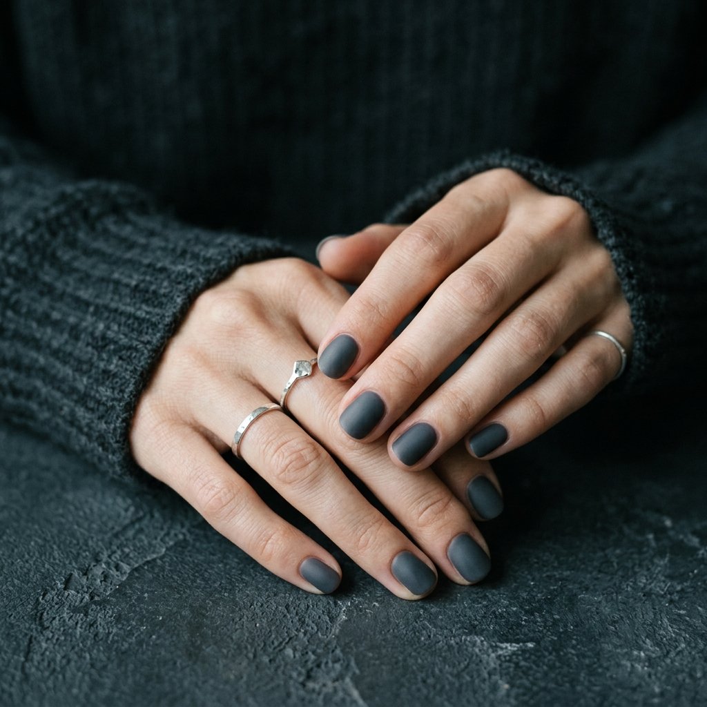 Smoky Gray Nail Ideas