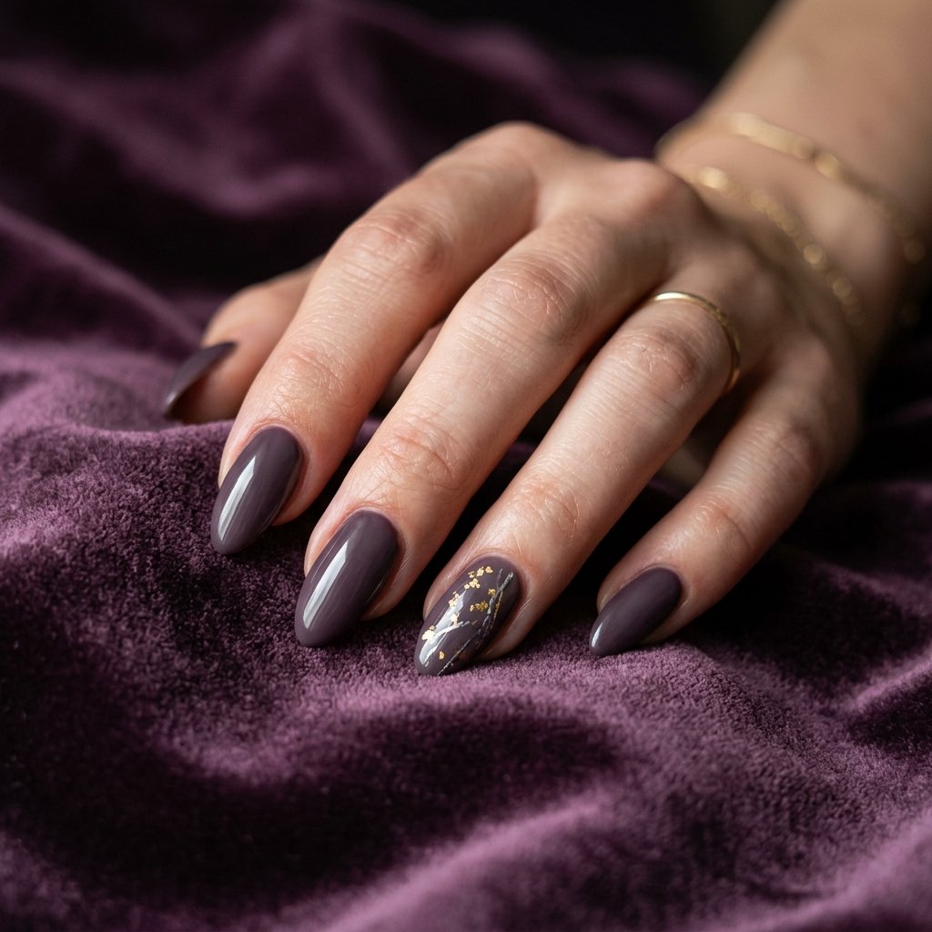 Harvest Gold Almond Nail Ideas