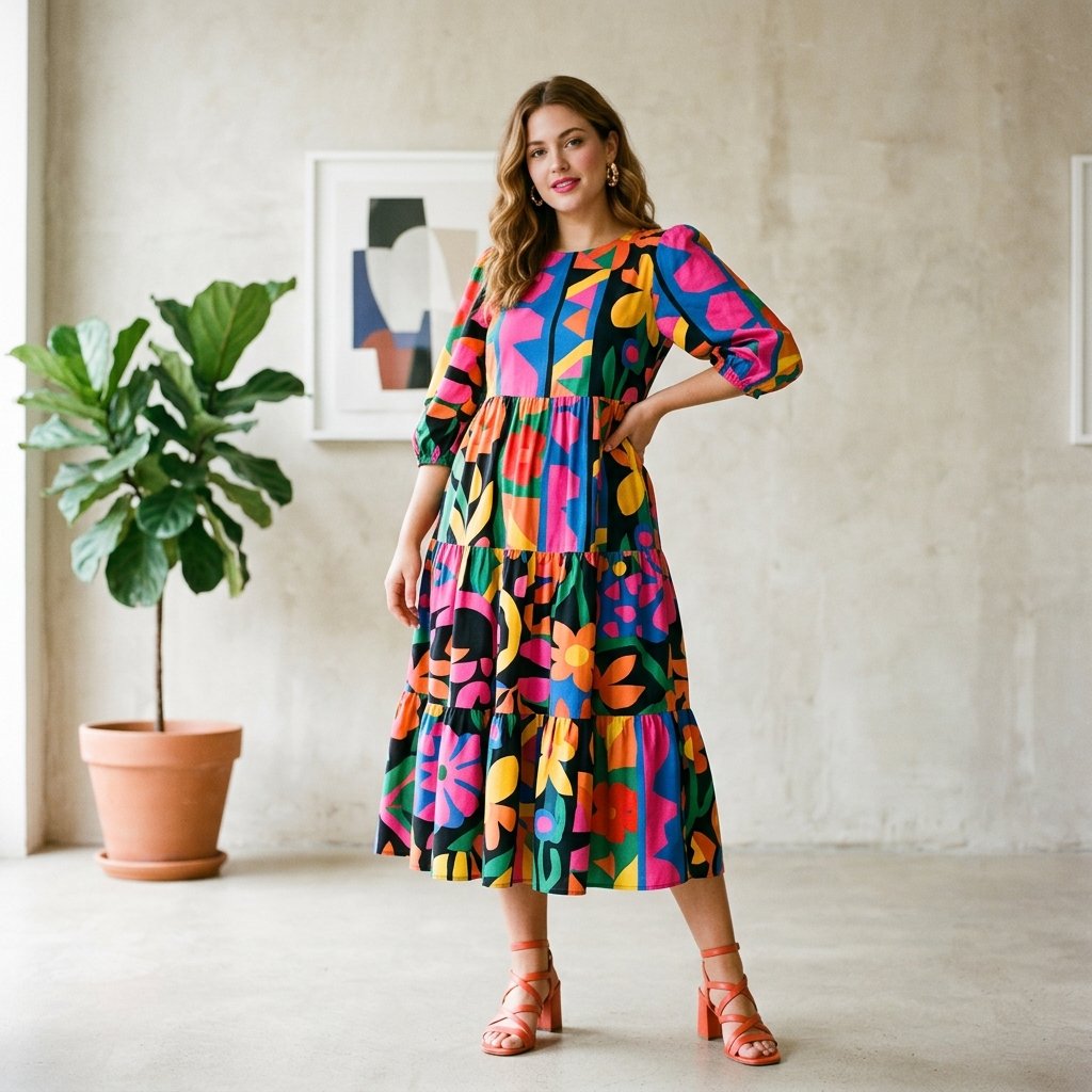 Spring Birthday Outfit Ideas with Bold Prints