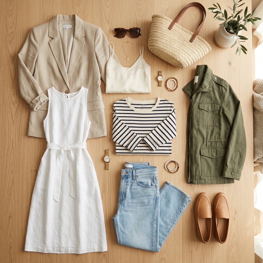 Spring Capsule Wardrobe Outfit Ideas