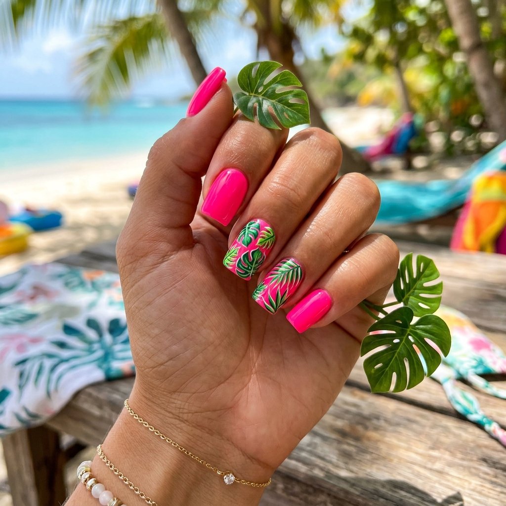 Nails Square Summer Inspired Ideas