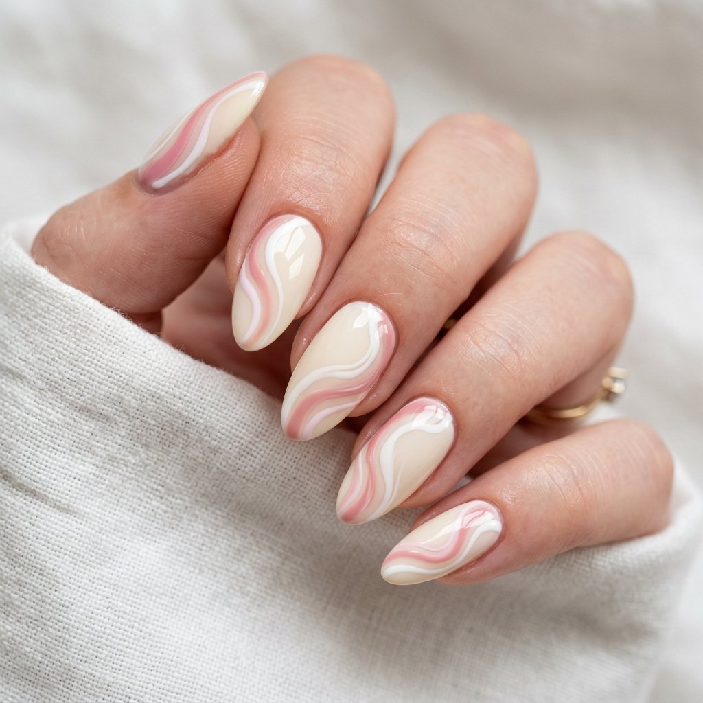 Nails Design Ideas: 30 Stunning Looks to Inspire Your Next Manicure 21 Swirl Nails Design Ideas for a Fluid Artistic Look