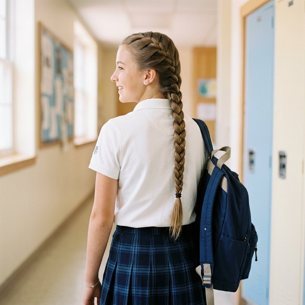30 Hairstyles for School Ideas That Are Actually Easy and Cute 2 Easy Braided Hairstyles for School