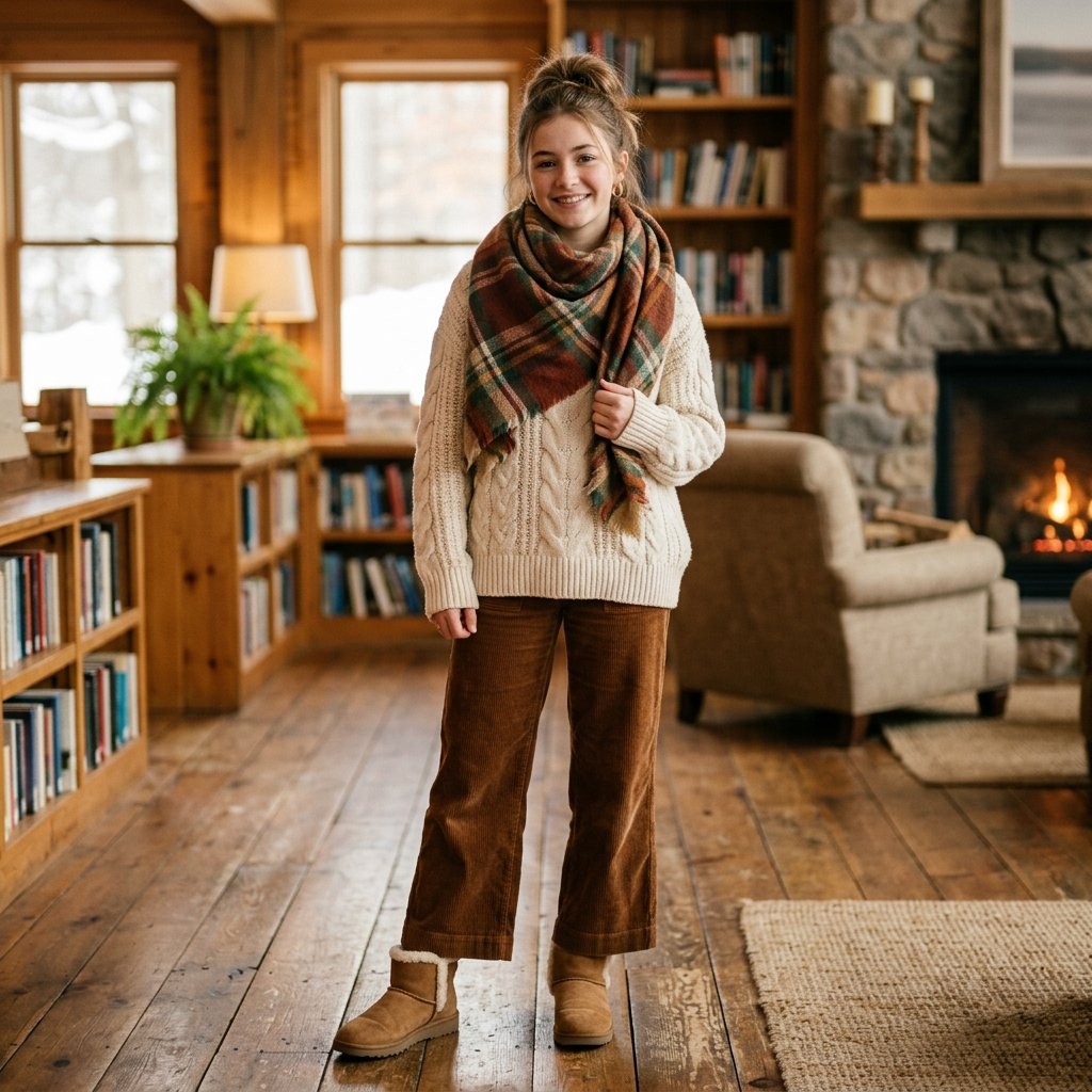 Cozy Aesthetic Outfit Ideas for School Winter